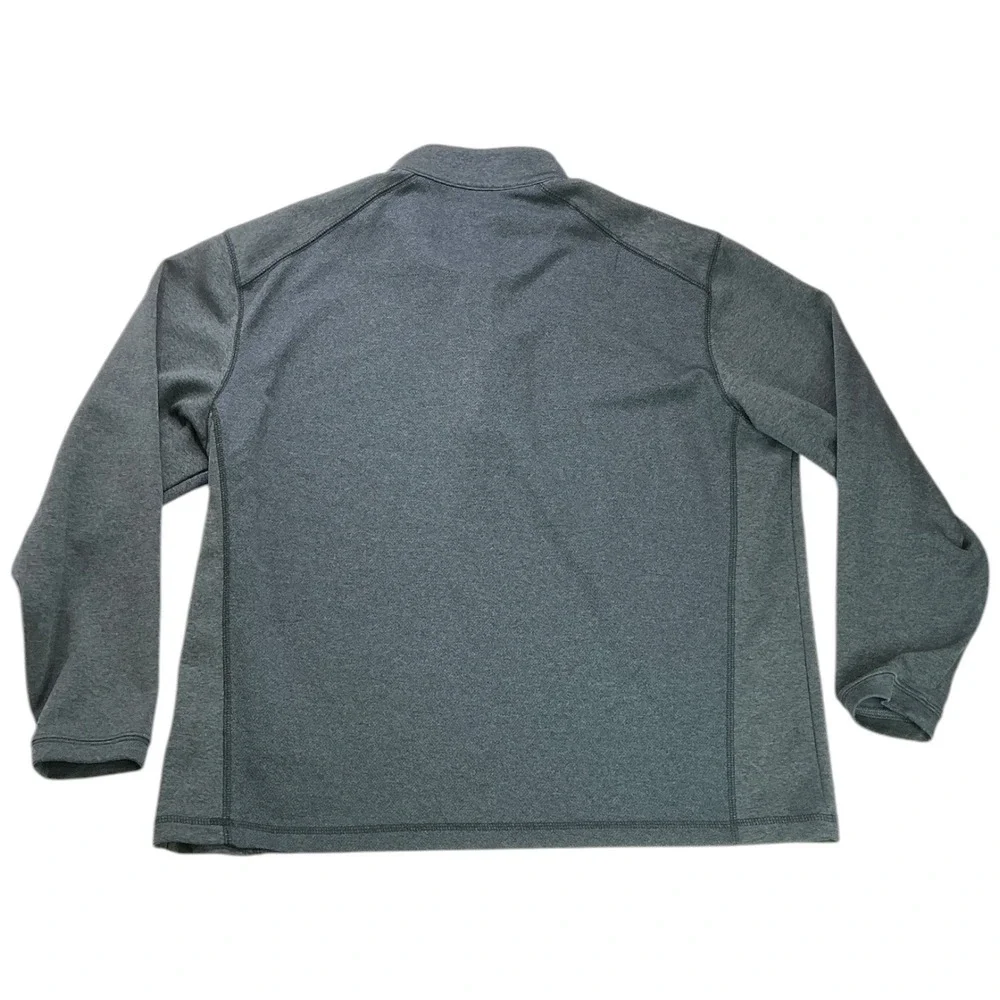 Pebble Beach Gray Quarter Zip Pullover Mens XL Performance Heathered Golf Top
